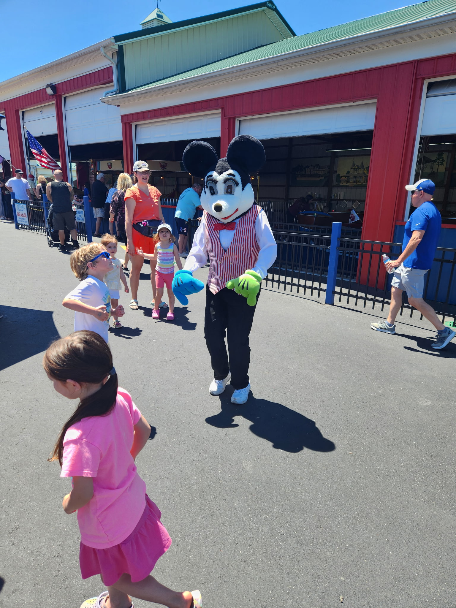 Dancing with Mickey Mouse